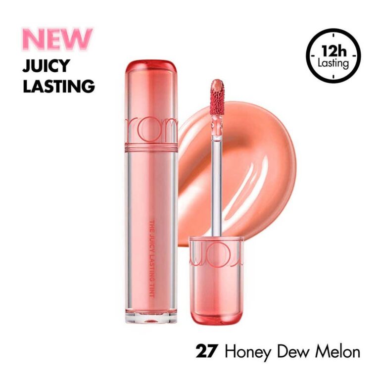 rom&nd Honey Dew Melon 27 Review: Swatches & Wear