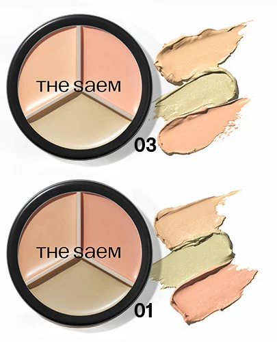 Official Triple Pot 03 and 01 palette and texture comparison.
