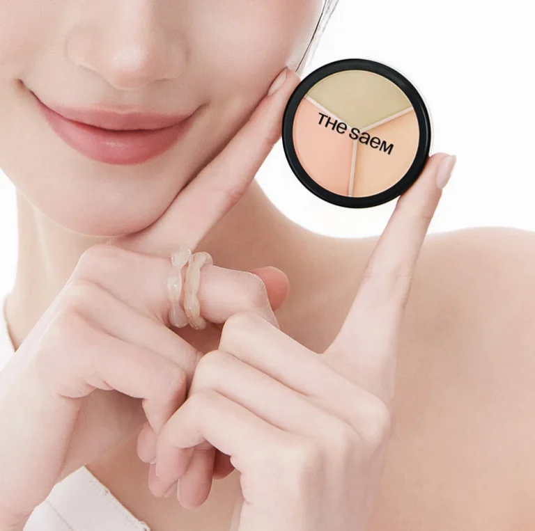 The Saem Triple Pot Concealer: 01 vs 03 for Redness